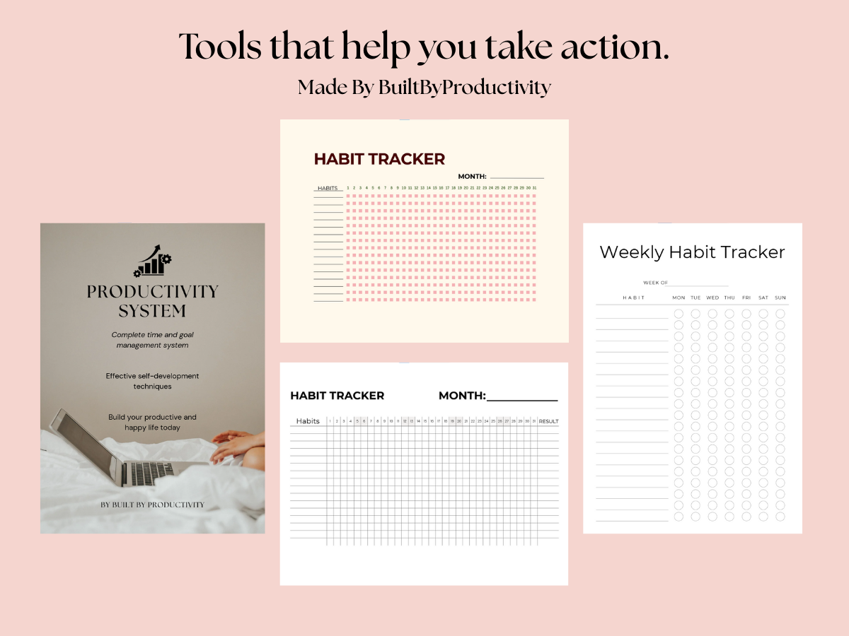 Weekly Habit Tracker Printable PDF – 3 Printable Designs (A4 & US Letter)