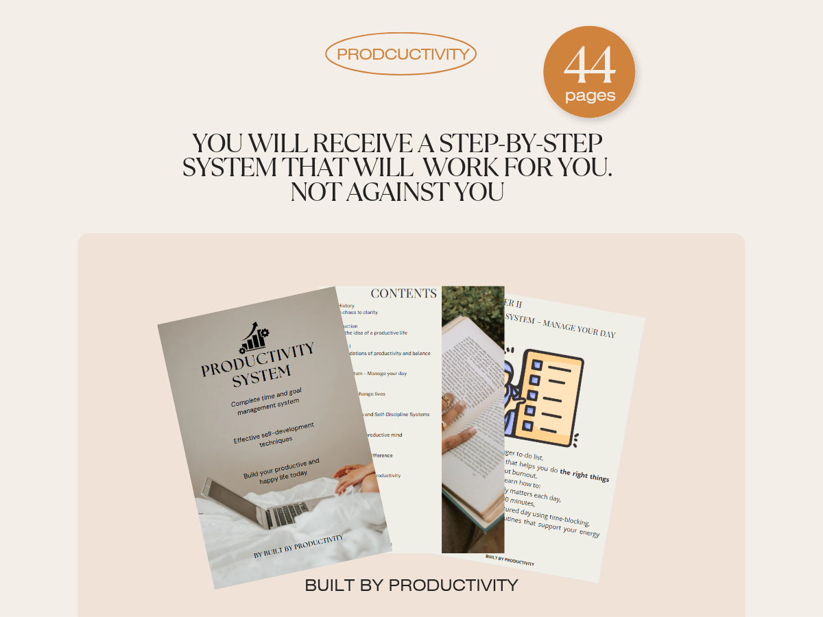 Complete Productivity System – Instant Download